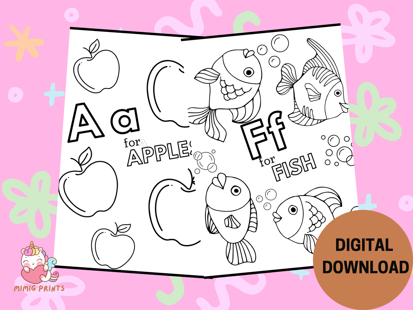 Colour Your World: ABC Colouring Book for Creative Kids!