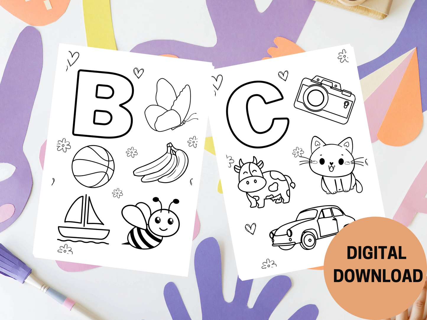 Magical ABCs: Fun Coloring Book for Kids' Imagination!