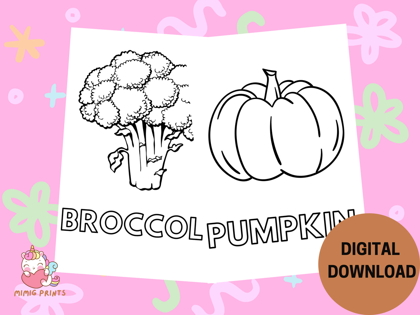 Colourful Crunch: Dive into Colouring Fun with Our Veggie Adventure Book!