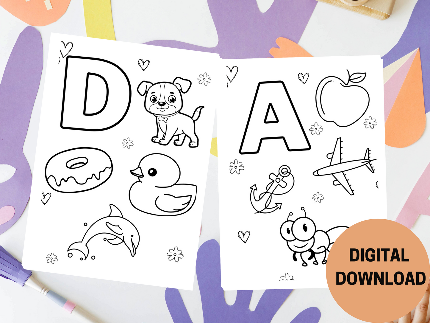 Magical ABCs: Fun Coloring Book for Kids' Imagination!